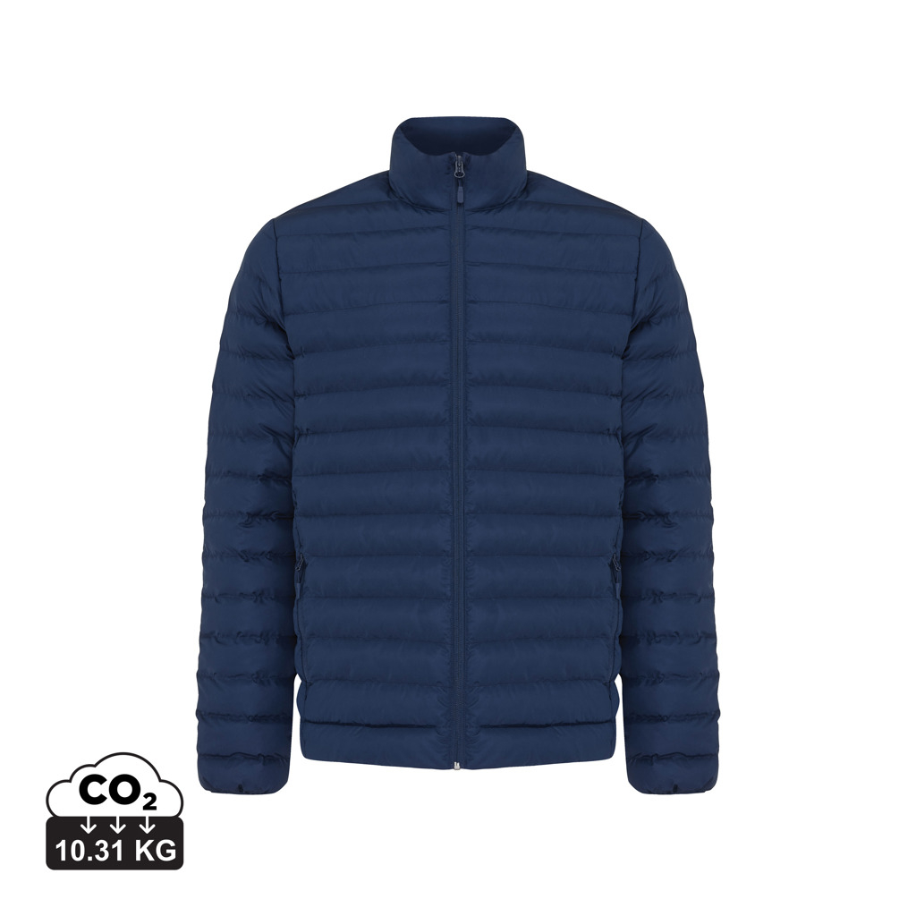 Doudoune homme personnalisée recyclée IQONIQ Maiko Bleu marine